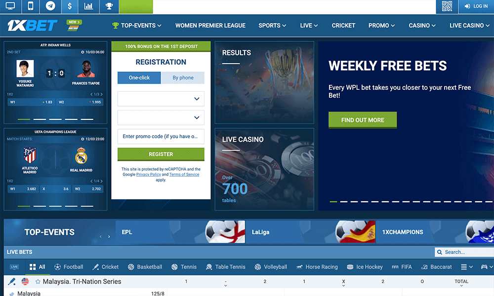 1xBet Casino iPad casino